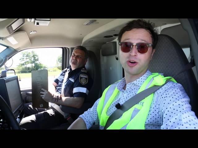 Daniel Otis takes the ambulance driver test