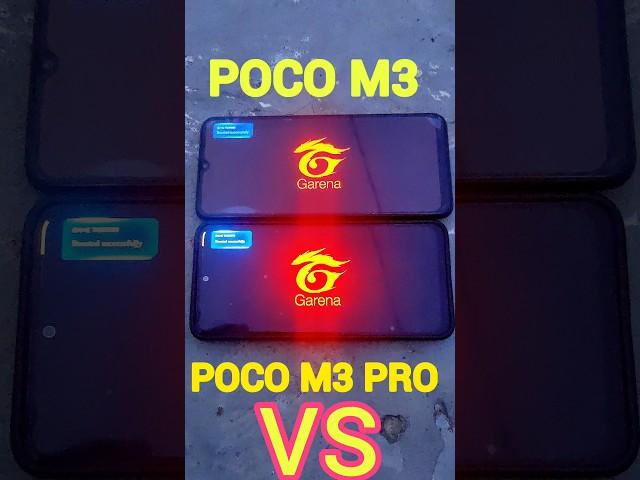 #shorts poco m3 vs poco m3 pro  #pocom3 #pocom3pro #freefire