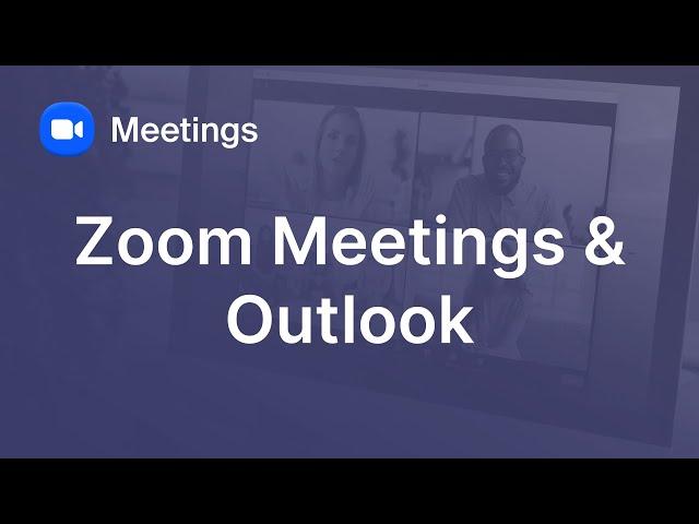 Schedule Zoom Meetings through Outlook Add-in or Plug-in