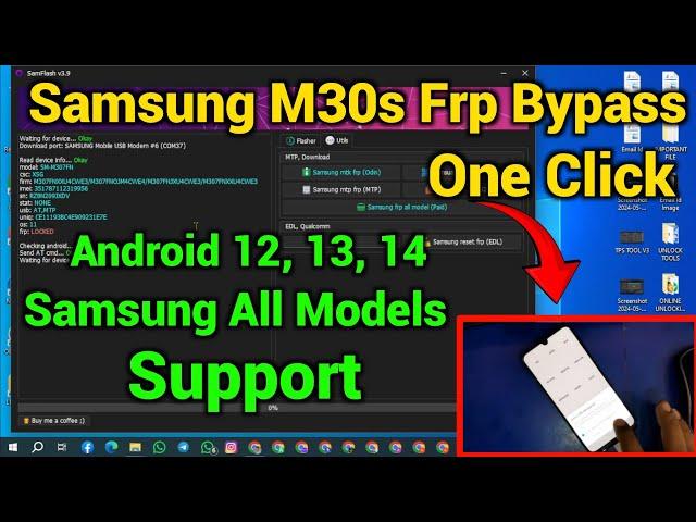 Samsung M30s Frp Unlock  Samsung m30s lock kaise tode  Frp Bypass  Google Account Remove