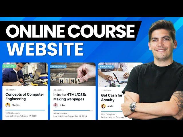 How To Create an Online Course Website with WordPress & Tutor LMS (2024)