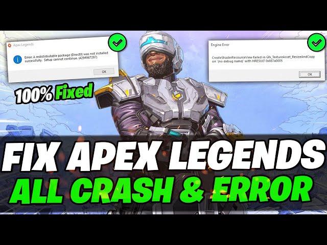 Apex Legends Season 13: How to Fix Engine Error, DirectX Error & DXGI_ERROR_DEVICE_HUNG in PC