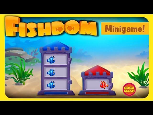 Fishdom Minigame #1 Bigger Number Wins | Save The Fish | Fishdom Gameplay | Goga Mash