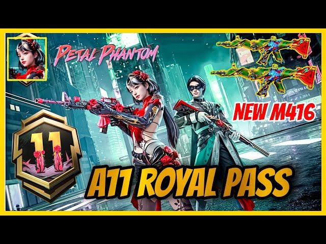 A11 ROYAL PASS 1 TO 100 REWARDS / LEVEL 8 M416 UPGRADABLE FIRST LOOK / RP REWARDS