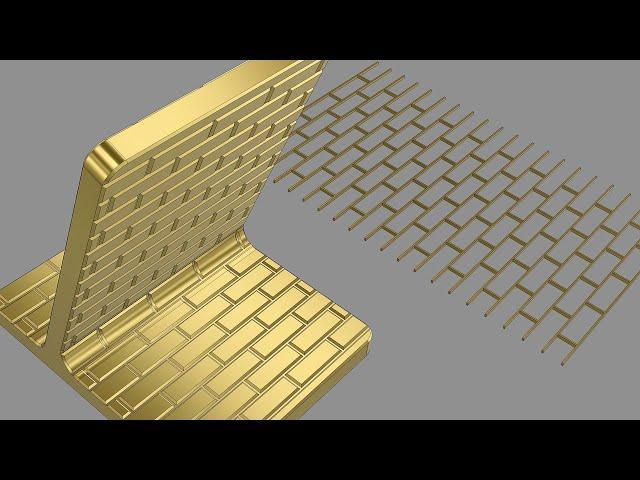 Layer by Layer – Brick Texture with Emboss – Fusion 360