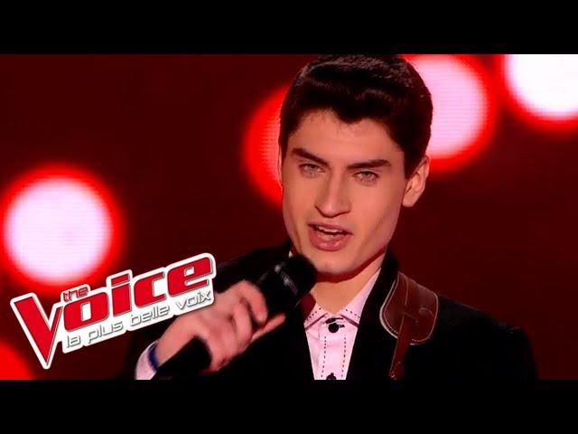 Elvis Presley – Blue Suede Shoes | David Thibault | The Voice France 2015 | Blind Audition