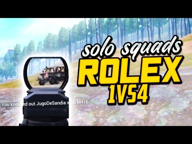 Solo Squads Rolex 21+ Kills - PUBG Mobile