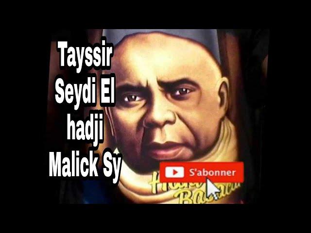 TAISSIR  SEYDI EL HADJI MALICK SY