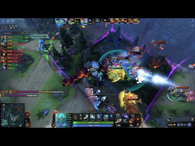 YATORO [Phantom Assassin] PURE CINEMA Insane Late Game War 11 Deaths 42k Hero DMG 32k NW