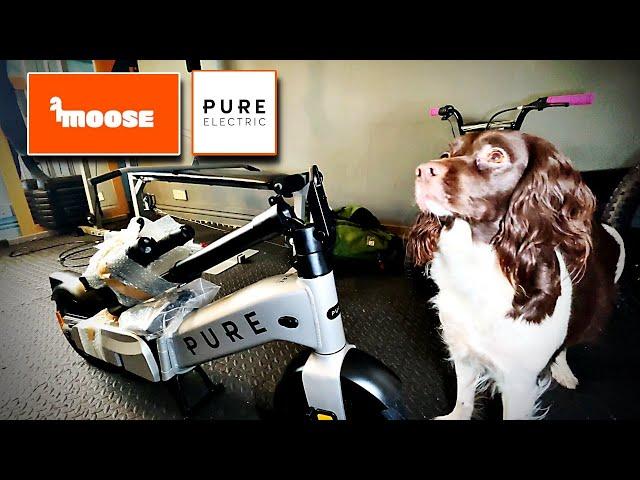 New E Scooter Day ! Pure Electric Advance FLEX From Moose.co / Unboxing With Spaniel  #pureelectric