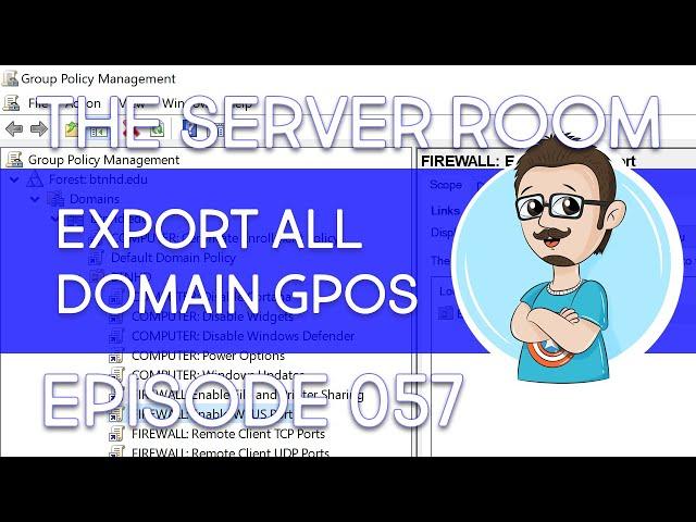 Get All GPOs from Domain Controller with PowerShell – The Server Room #057