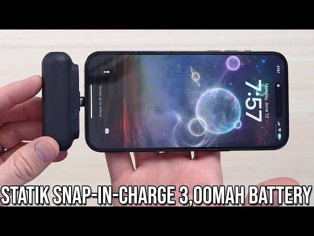 Statik iPhone/Android Snap-N-Charge 3,000mAh Battery