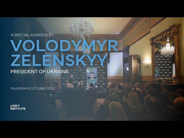 A special address by the President of Ukraine Volodymyr Zelenskyy