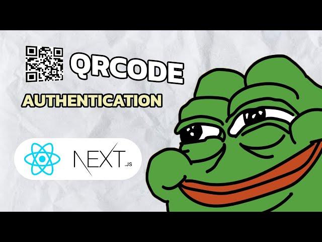 QRCode Authentication | React js and Next js