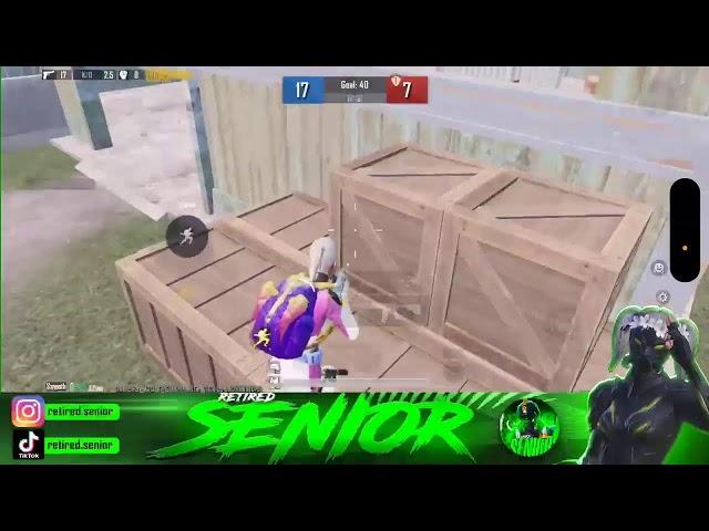 retiredSENIOR is LIVE  1v1 & 2v2 | Let's have some fun | PUBG Mobile