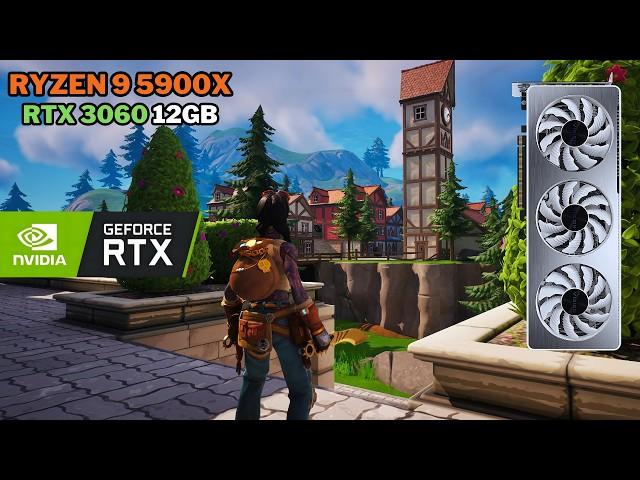 Fortnite Chapter 2 Remix (RTX 3060) 1080P Performance Mode - Medium - High - Epic Lumen RTX Settings