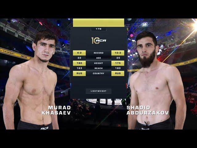 Мурад Хасаев vs. Шадид Абдурзаков | Murad Khasaev vs. Shadid Abdurzakov | ACA 179