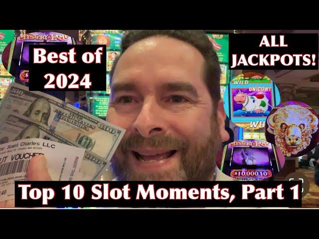 My Top 10 Best Slot Moments of 2024!  (Part 1 — #8, 9, and 10 plus an Honorable Mention)