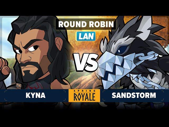 Kyna vs Sandstorm - Round Robin - Spring Royale 2024 - LAN 1v1