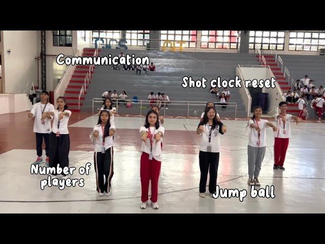 BASKETBALL HAND SIGNALS DANCE