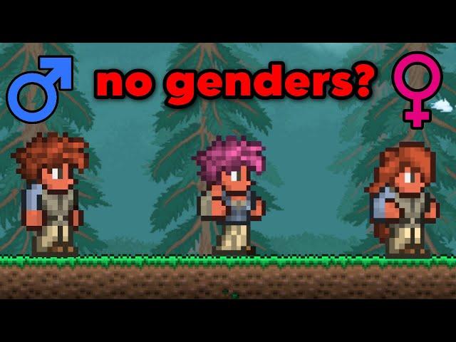 Terraria is REMOVING genders??? (going woke?)