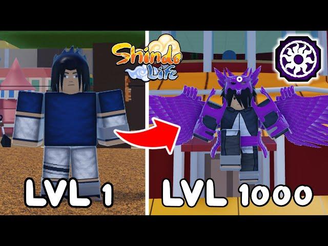 Noob to Pro Using 2nd Form Raion Rengoku in Shindo Life | Level 1 - 1000 (ROBLOX)