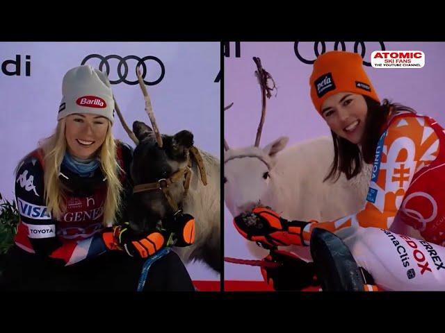 Mikaela Shiffrin about Petra Vlhova before Levi WC