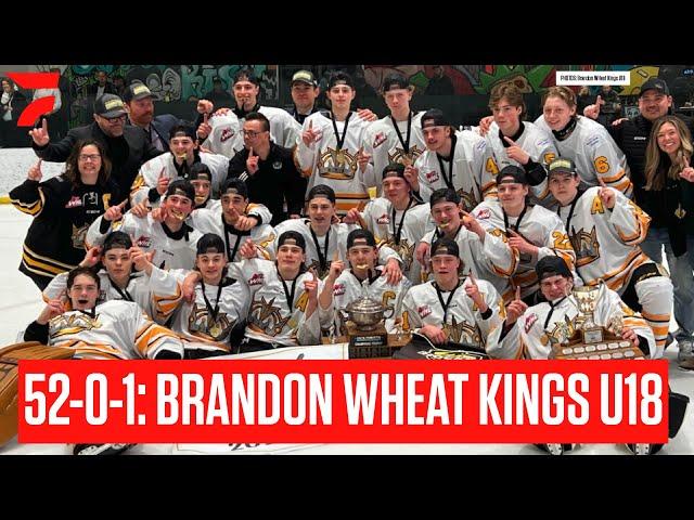 Unreal Season: Brandon Wheat Kings U18 Win Title In OT, Complete 40-Game Winning Streak