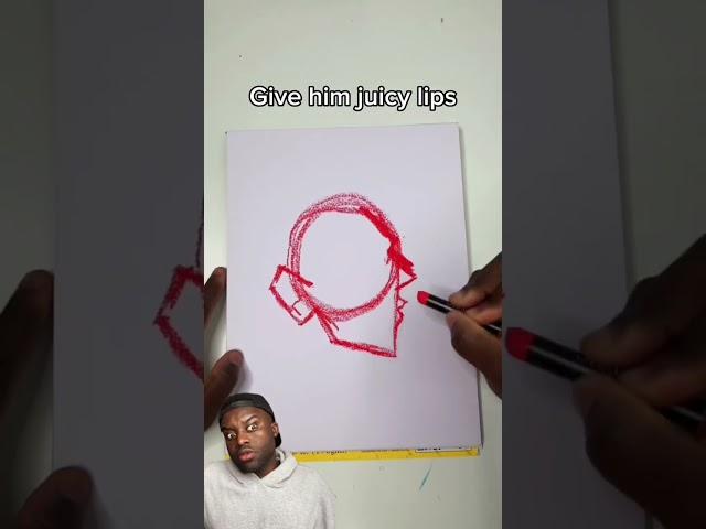 How To Draw Side View Face ️ #shorts