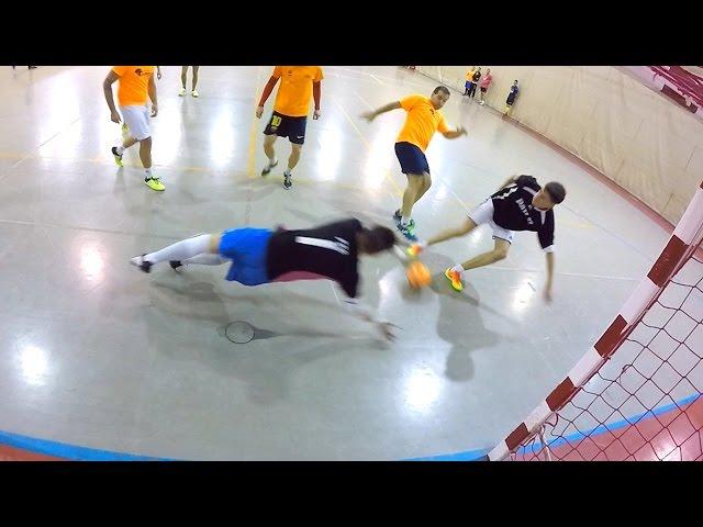 Best Goalkeeper Saves  - FUTSAL INDOOR SOCCER GOPRO