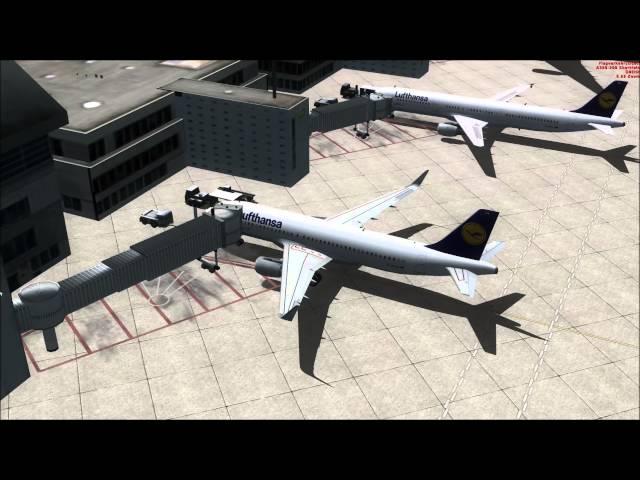 [FSX] Air Traffic at Frankfurt/Main Airport with Ultimate Traffic 2/WoAI (2015)