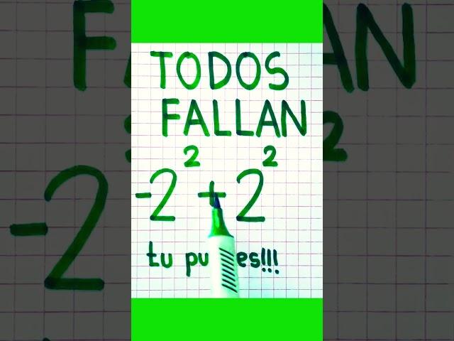 Todos fallan #algebraticos #algebra1 #algebra #highschoolmath #clases #cursodealgebra