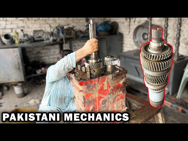 Fixing a Mercedes Transmission Failure || How to Rebuild Broken Gearbox with Basic Tools