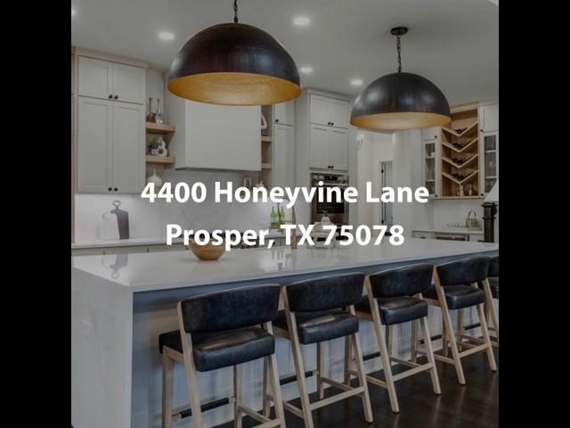 4400 Honeyvine Lane Prosper TX 75078 | 4 Bedroom Home For Sale