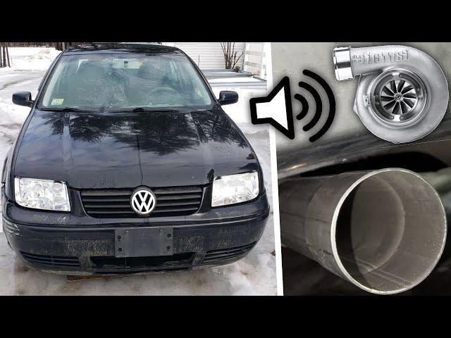 VW TDI Straight Pipe INSANE SOUND CLIPS - straight piped mk4 Jetta TDI