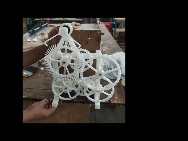 3d Printed Mechanical Clock