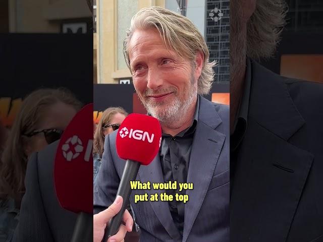 An unexpectedly wholesome answer #madsmikkelsen #indianajones #tintin #comics #shorts