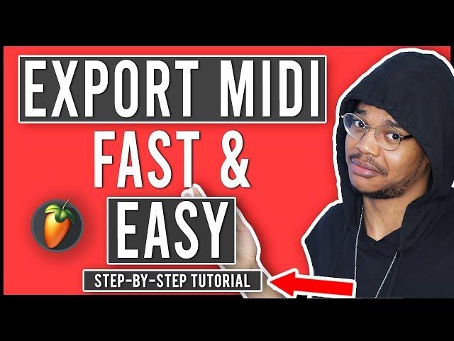 How To Save MIDI Files In FL Studio 20 (Export MIDI Files FAST & EASY)