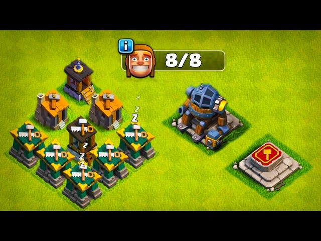 8 СТРОИТЕЛЕЙ ! 2 БОЕВЫЕ МАШИНЫ НА ДС ! ДЕРЕВНЯ СТРОИТЕЛЯ 2.0 ! CLASH OF CLANS