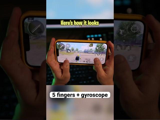 5 fingers + Gyroscope  #pubgm #pubgmobile #sevou #bgmi #levinho