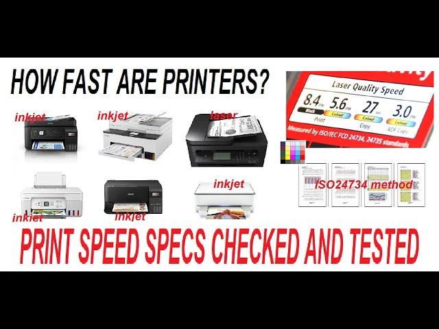 HOW FAST ARE THE PRINTERS - Learn about ISO speed standard and see real copy speeds