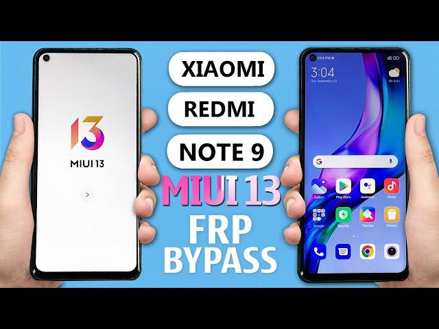 Redmi Note 9 Frp Bypass Miui 13 | Redmi Frp Bypass Miui 13 | Redmi Note 9 Google Account Bypass 2024