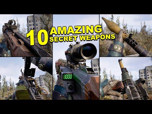 Stalker 2 - How To Get 10 Amazing Secret Weapons