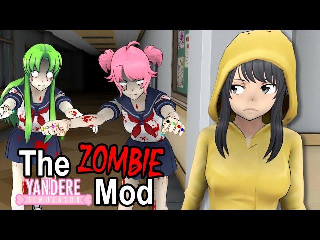 THE YANDERE SIMULATOR ZOMBIE MOD IS SCARY AND AMAZING