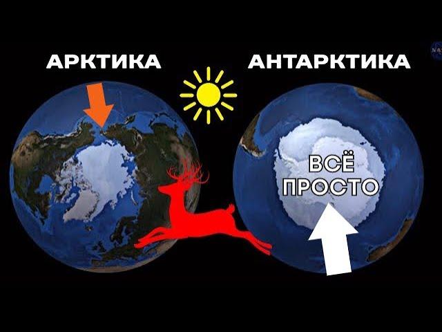 АРКТИКА и АНТАРКТИКА в чем РАЗНИЦА просто и понятно