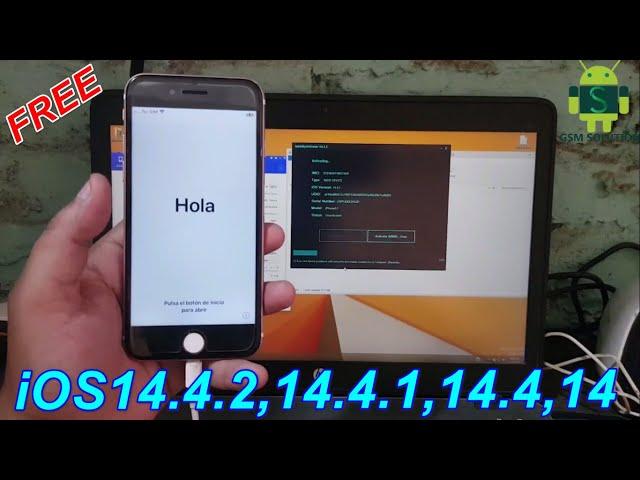 iOS14.4.2-14.4.1-14.4 & 14 Untethered iCloud Bypass Free Tool For Windows Pc.