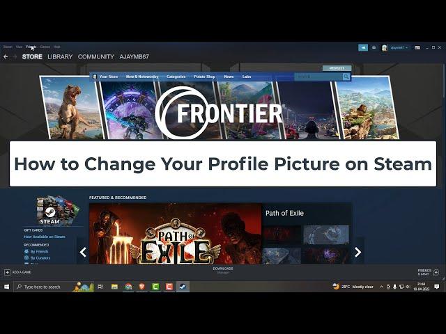 How to Change Your Profile Picture on Steam