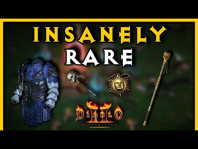 These are the RAREST Uniques in the ENTIRE Game - Diablo 2 Resurrected