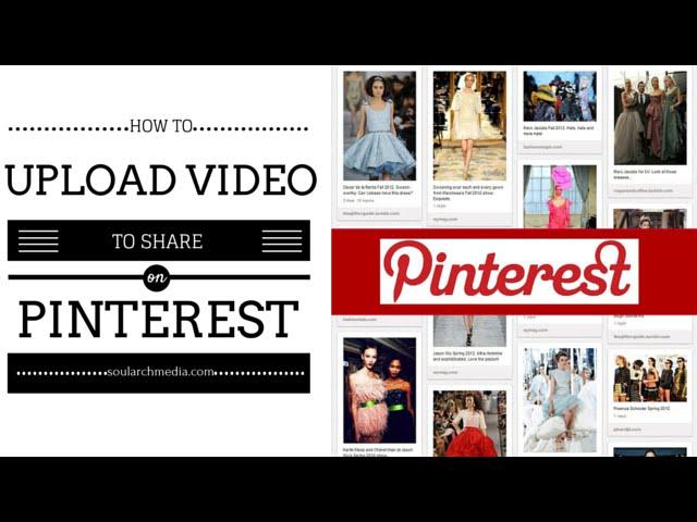 How To Pin Or Add Video To Pinterest ( Mobile App and Desktop Demo)