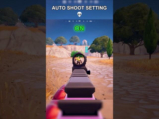 NEW AUTO SHOOT SETTING IN FORTNITE  #thrxve #fortnite #glitch